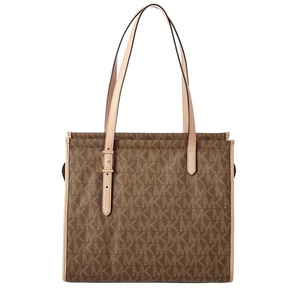 Michael Kors Darien Signature Tote Bag - M - Mocha - Picture 1 of 4